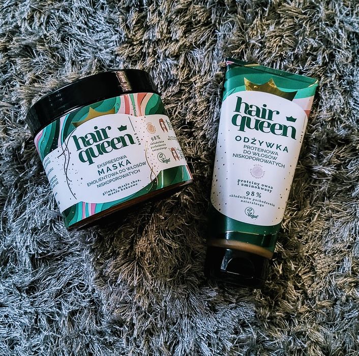 Zestaw maska + odżywka do włosów Hair Queen NOWE