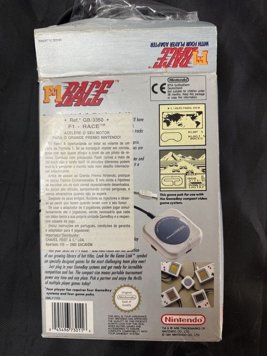 Adaptador F 1 race game boy