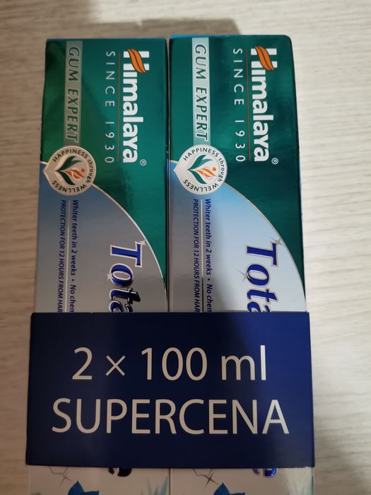 10 szt Pasta do zębów bez fluoru  himalaya total care 100ml