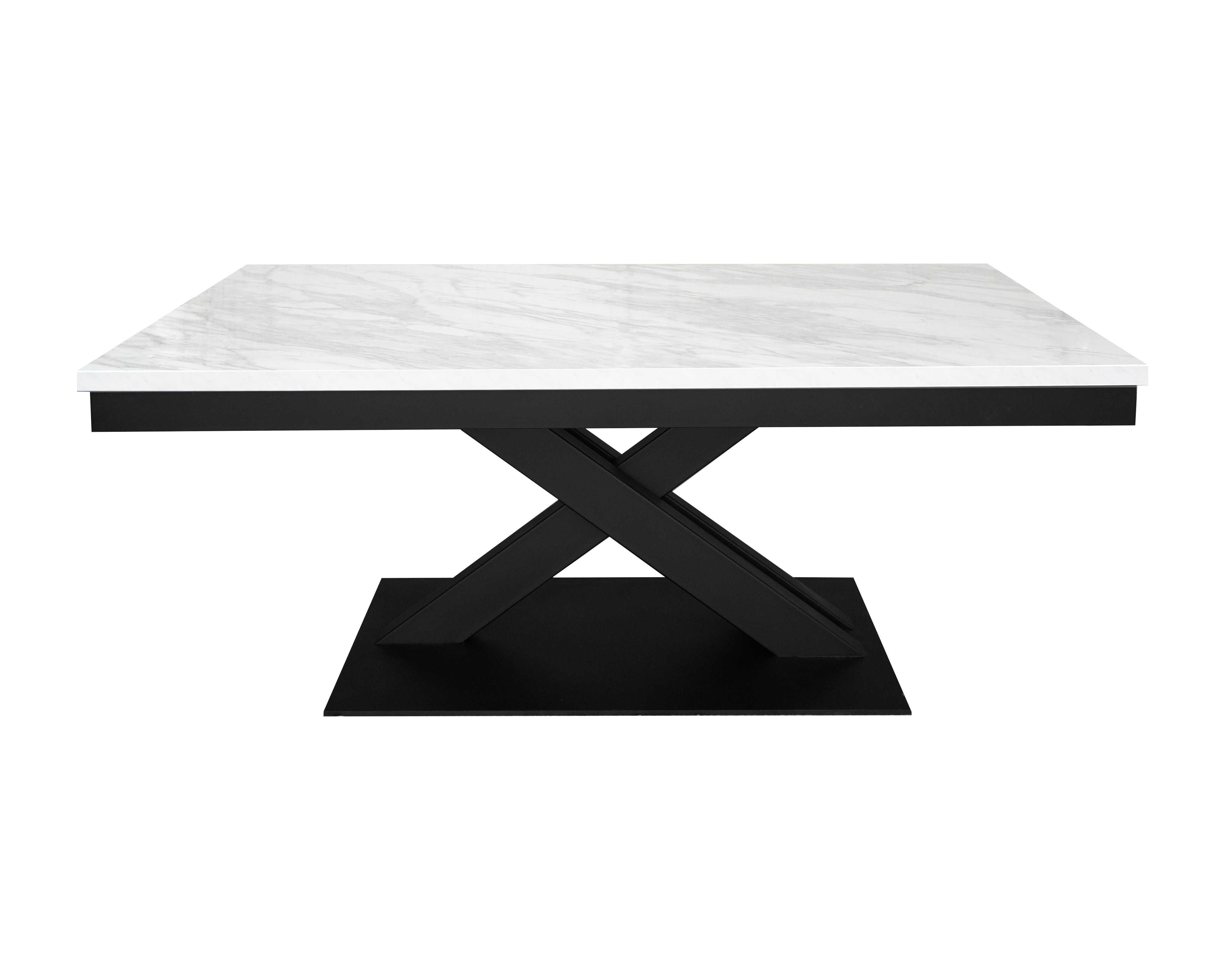 Stół LOFT industrialny200x100+2x38 Dostawki EGGER Solidna Rama