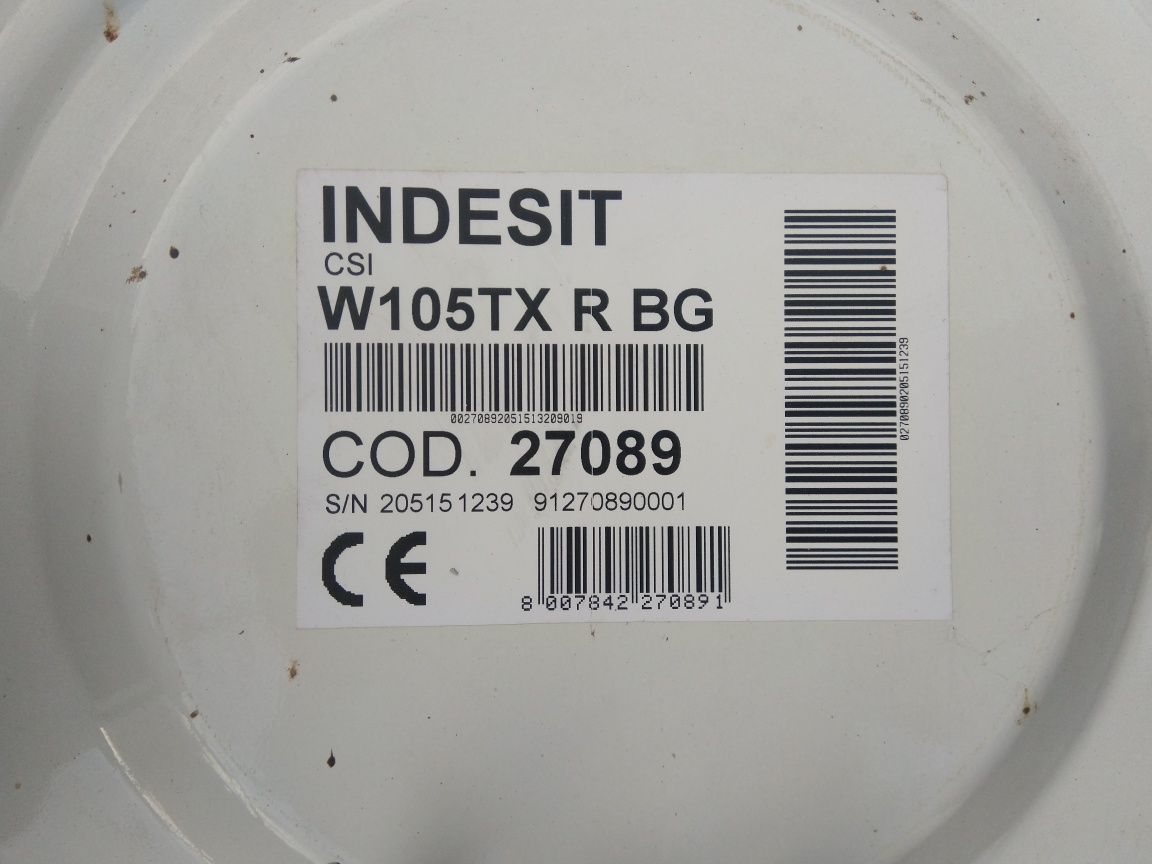 Indesit W105TX запчастини