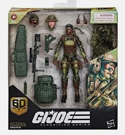 GI Joe GIJOE Classified Action Marine Sniper (Deluxe) (NOVO SELADO)