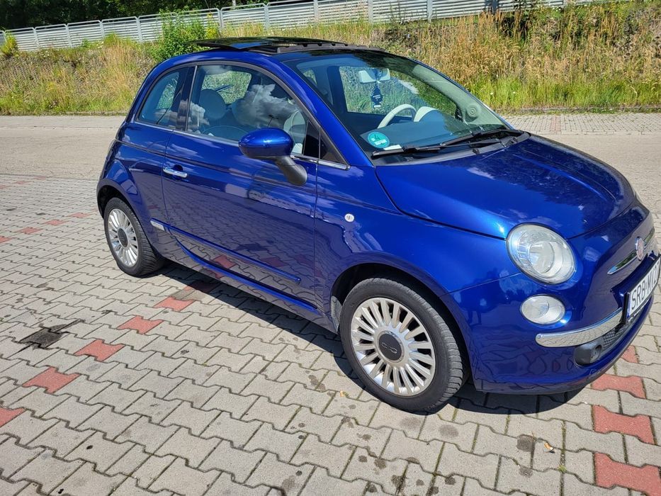 Fiat 500 Szklany dach Alum Klima