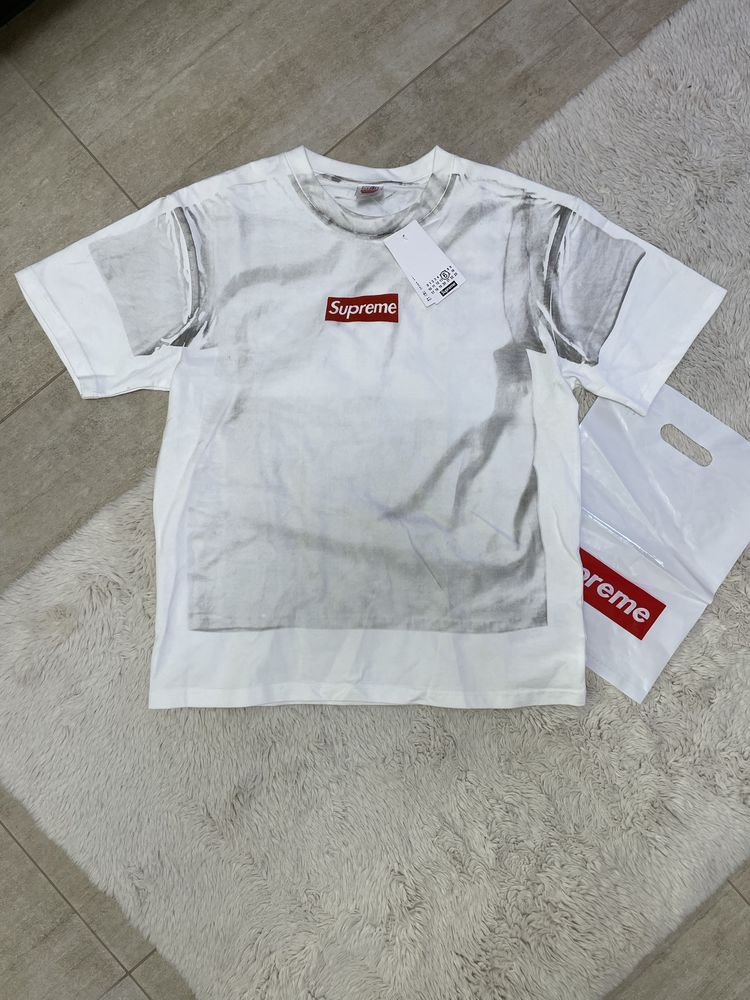 Футболка Supreme X maison margiela Supreme mm6 polar big boy тішка Sup