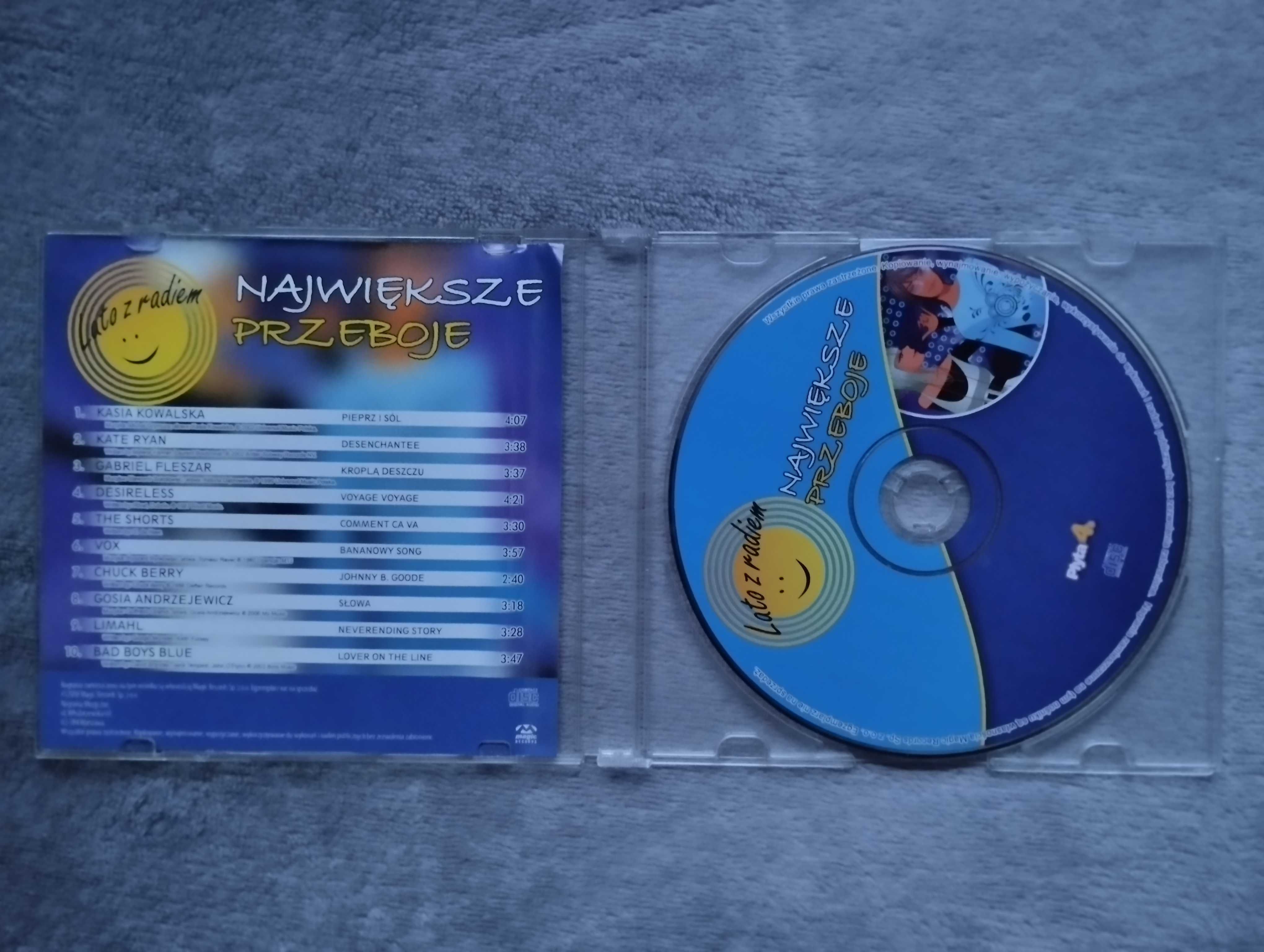 Największe przeboje lata z radiem płyta CD