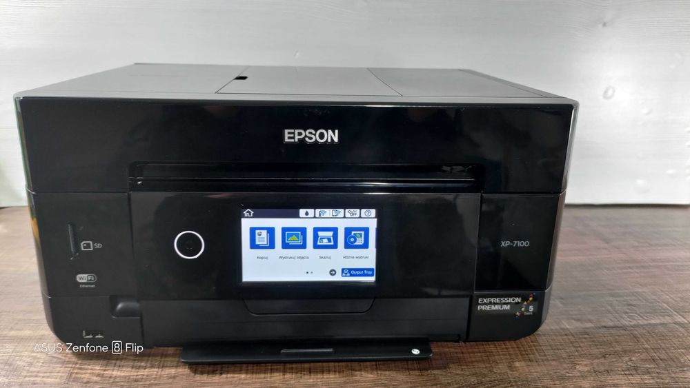 Drukarka Epson XP-7100 WiFi druk na płytach CD kolor
