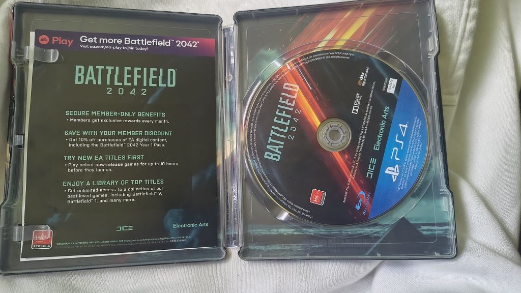 Battlefield 2042 stealbook  ps4