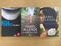 Livros Rita Ferro e Isabel Allende