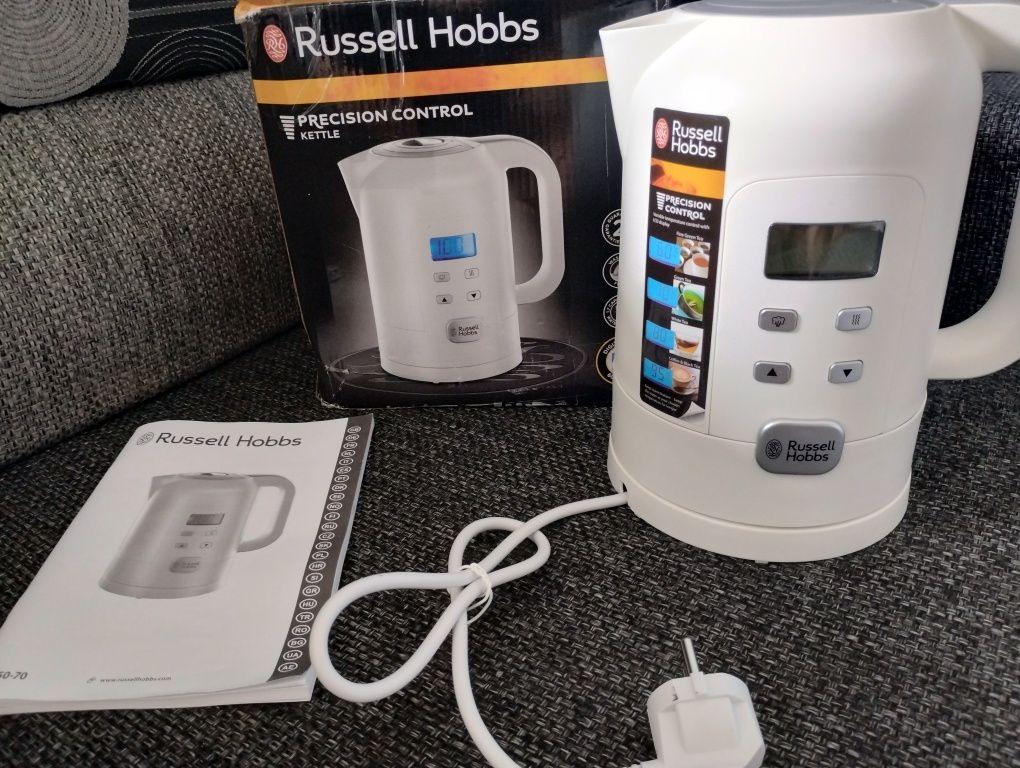 Nowy Czajnik Russell Hobbs elektryczny regulacja temperatury,wyświetla