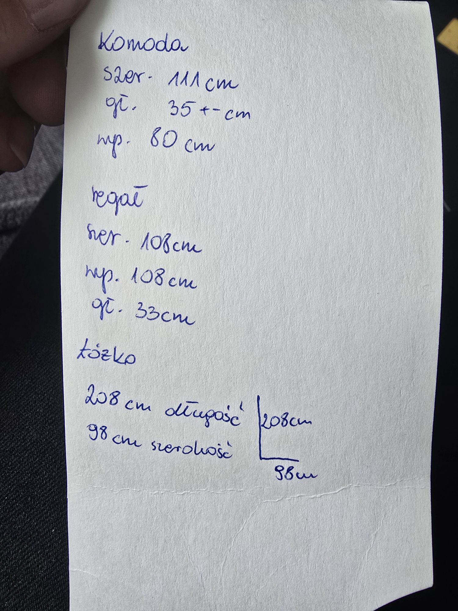 Meble dziecięce białe