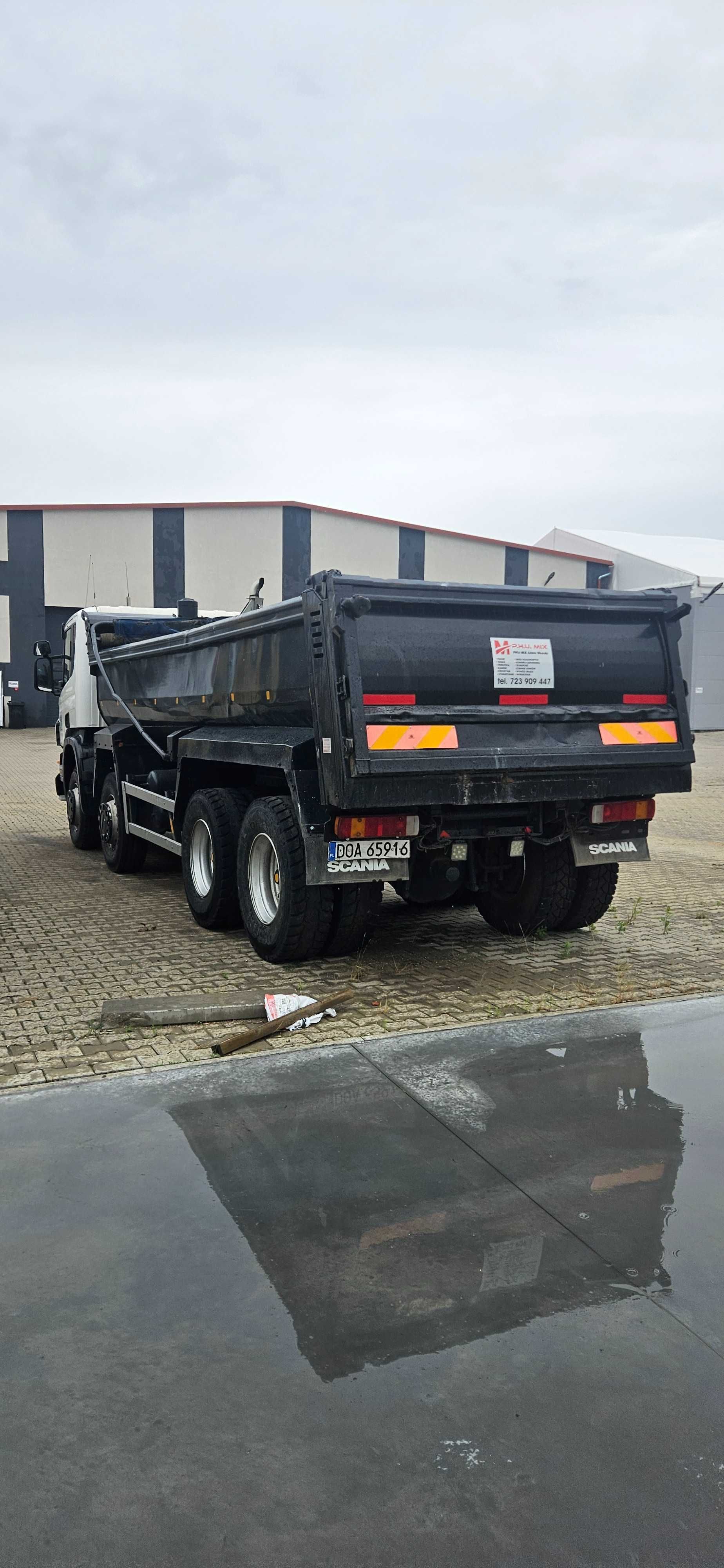 Scania p360 specjalny wywrotka czteroośka 8x4