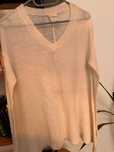 Sweter welniany kremowy typu chmurka pure dkny