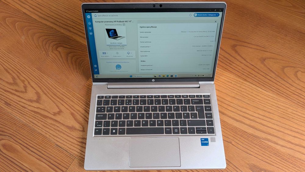 Laptop HP Probook 440 G9 16GB RAM i5-1235U 256GB Super stan jak nowy A