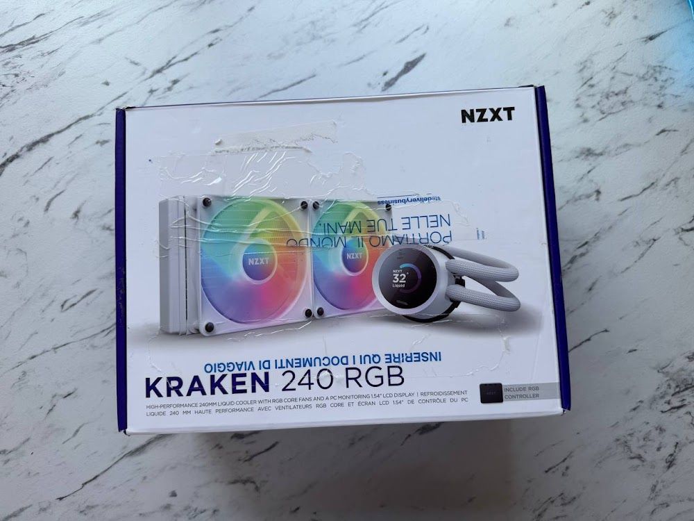 Система рідинного охолодження NZXT Kraken 240 RGB White (RL-KR240-W1)