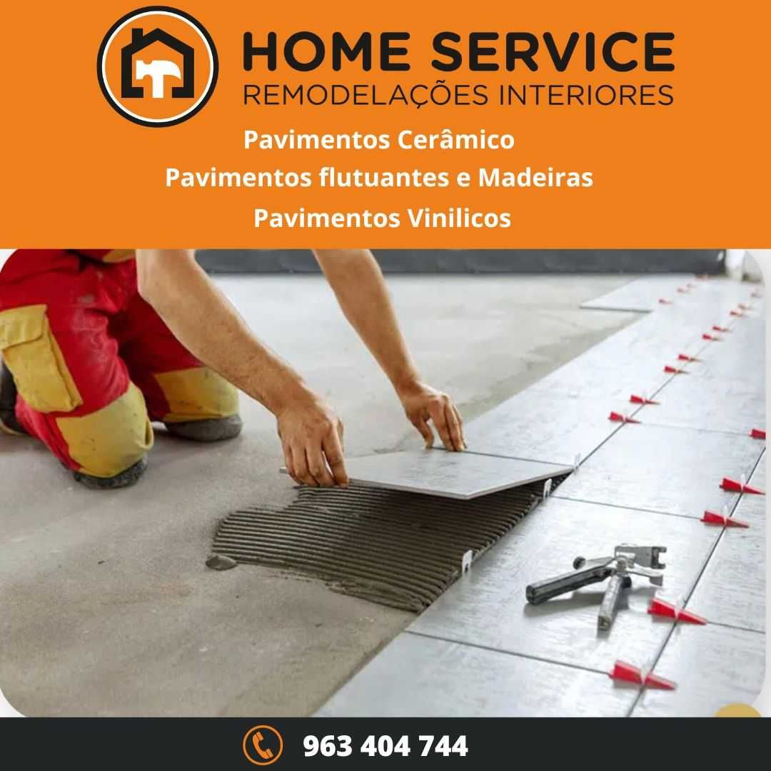 REMODELAÇÕES - PINTURAS - PAVIMENTOS - JANELAS - CANALIZAÇÕES