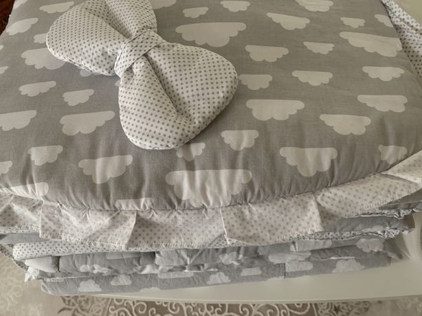 Комплект постільної білизни на дитяче ліжечко