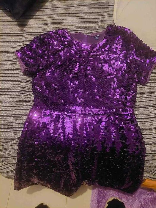 vestido de brilhantes criança