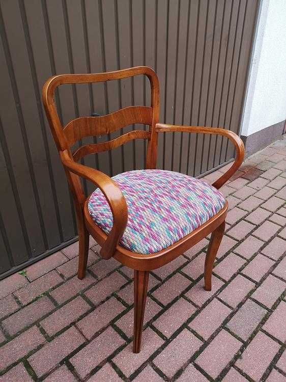 Stary Fotel Krzesło ART-DECO Gabinetowy Antyk Po Renowacji Okazja.