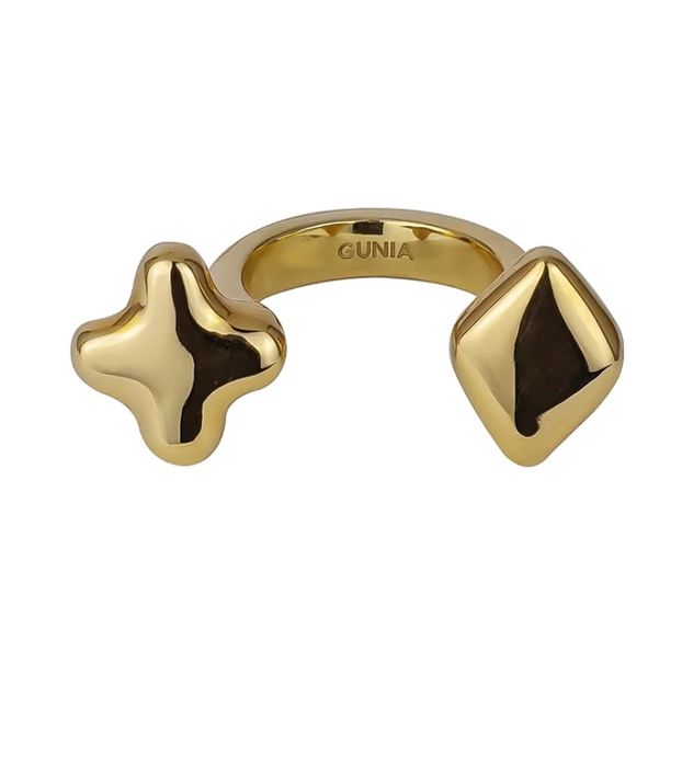 Кольцо позолота Gunia