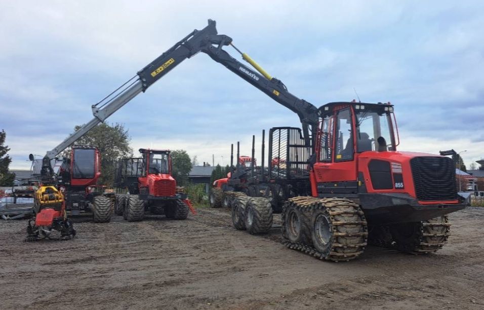 Forwarder Komatsu 855.2 ciągnik leśny maszyna leśna Dotacja od 1%