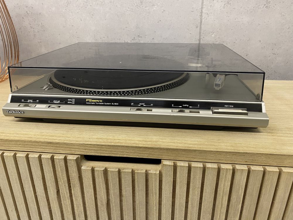 Gramofon Technics SL-BD3 - srebrny vintage z kolekcji