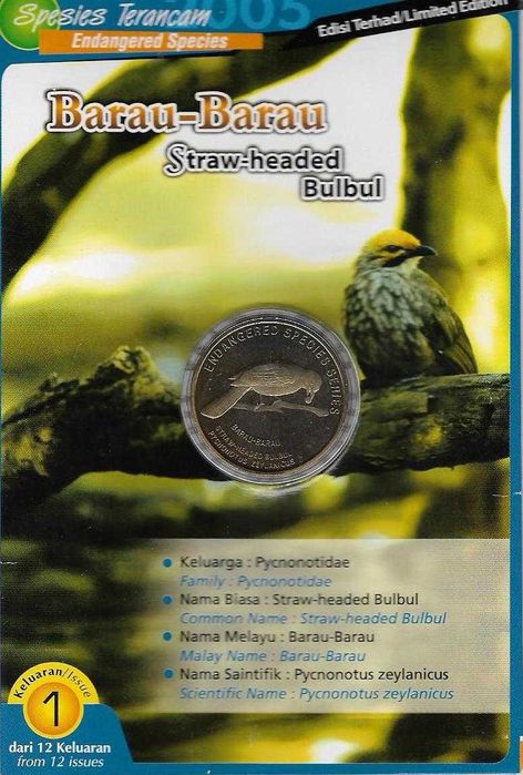 Malásia - - - "Espécies Animais Ameaçadas" - - - - - Moedas