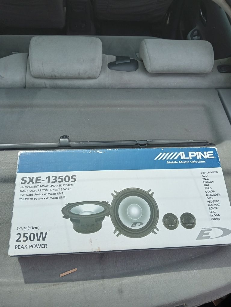 Rádio Android colunas e amplificador