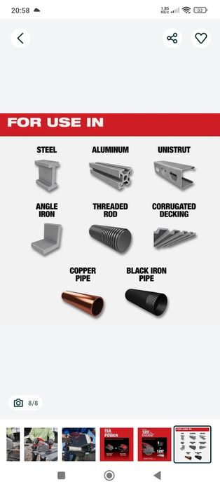 Milwaukee M18 FMCS66  2982-20 безщіткова потужна пила по металу Мілвок