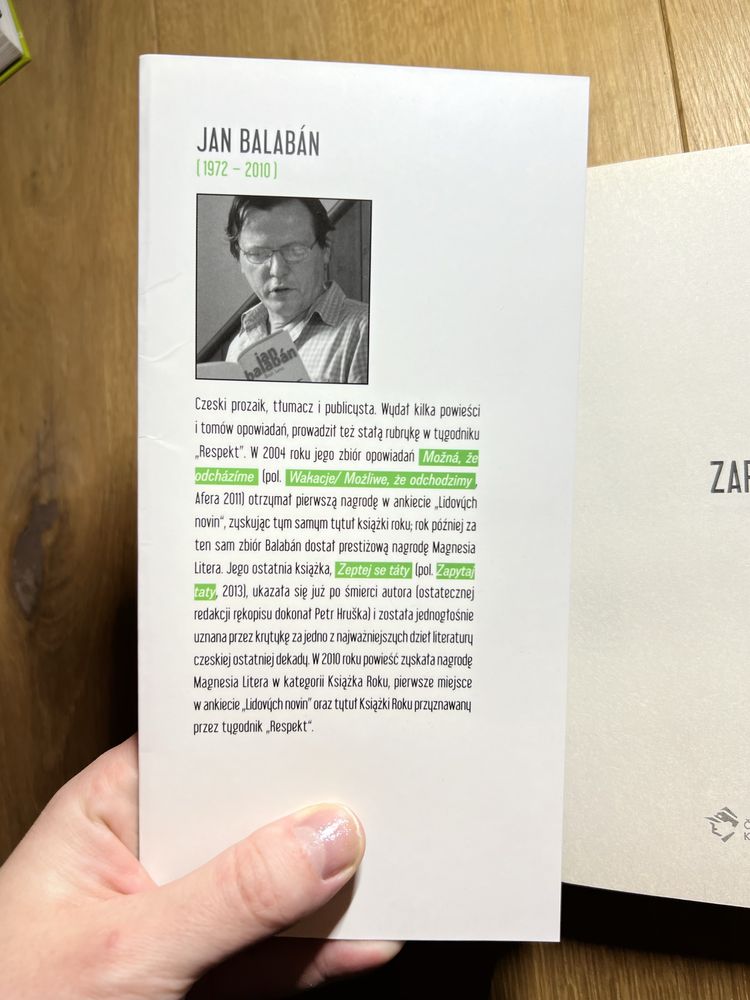 Zapytaj Taty Jan Balabán