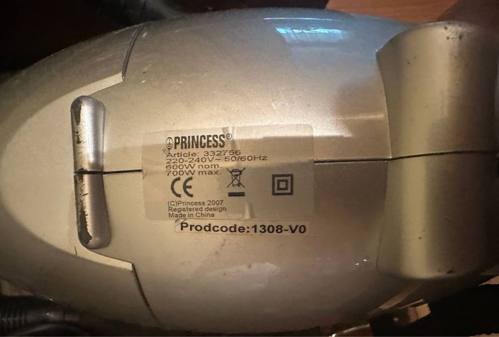 Ручний пилосос Princess Turbo Tiger Compact Vacuum Cleaner