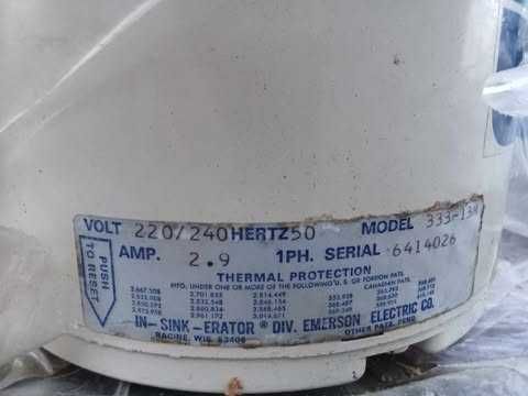 Triturador de Resíduos para Cuba de Cozinha