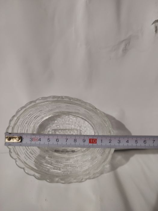 Szklana kura PRL bombonierka