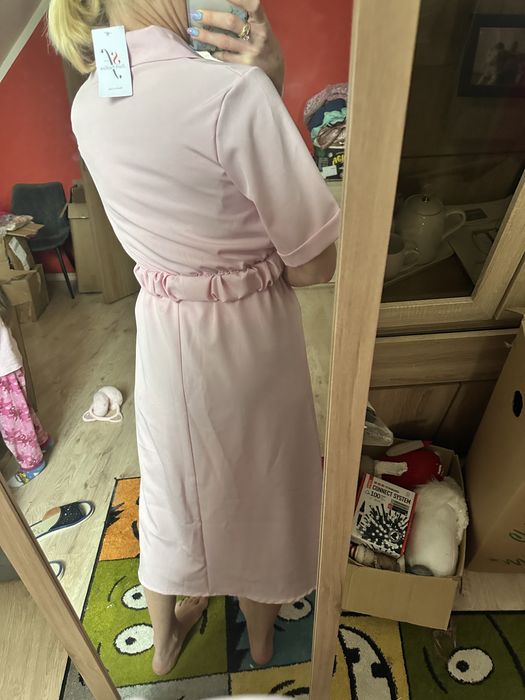 Elegancka sukienka midi damska