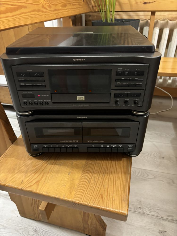 Wieża sharp z gramofonem  CMS-R 70