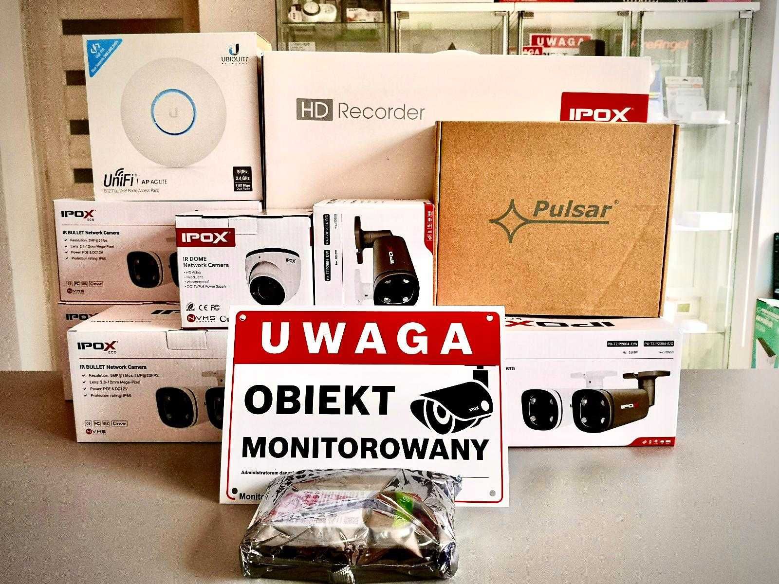 Serwis Montaż Monitoring Kamery Alarm Wideodomofon Kontrola Dostępu