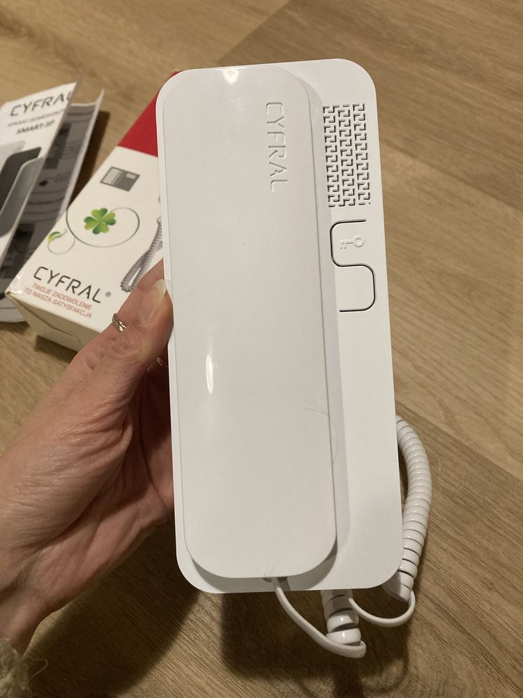 Domofon/unifon biały Cyfral - nowy