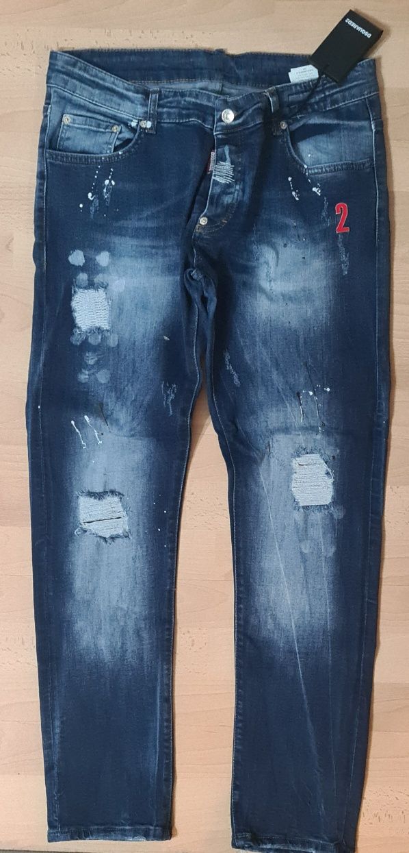 Oryginalne jeansy męskie dsquared2,