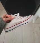 białe Converse nowe damskie obuwie conversy klasyczne niskie 36-41