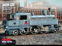 Model kartonowy Parowóz kkStB 229, Angraf 256, 1:25