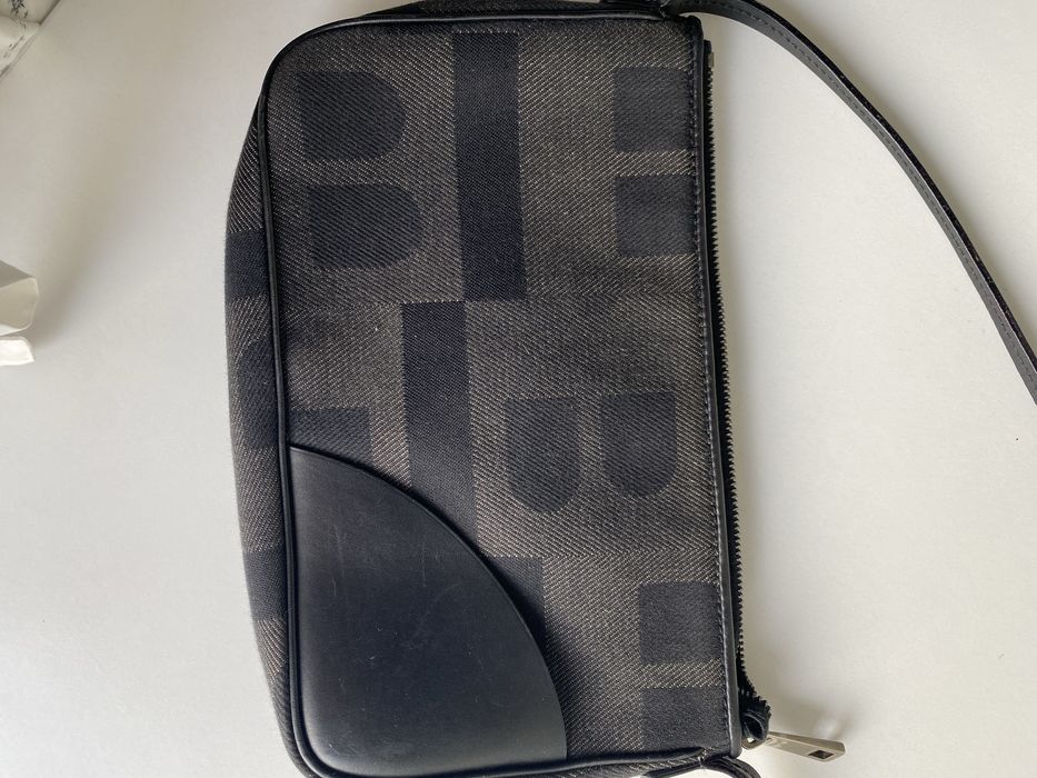 Сумка Bally ,кожа,канва.