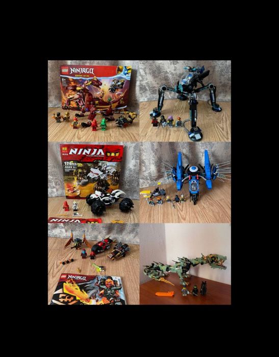 Фігурки,набори Lego Ninjago,70612,70600,70614,9720