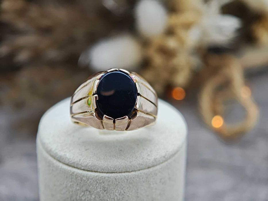 Złoty Sygnet Męski Próba 585 Waga 7.84G Rozmiar 22