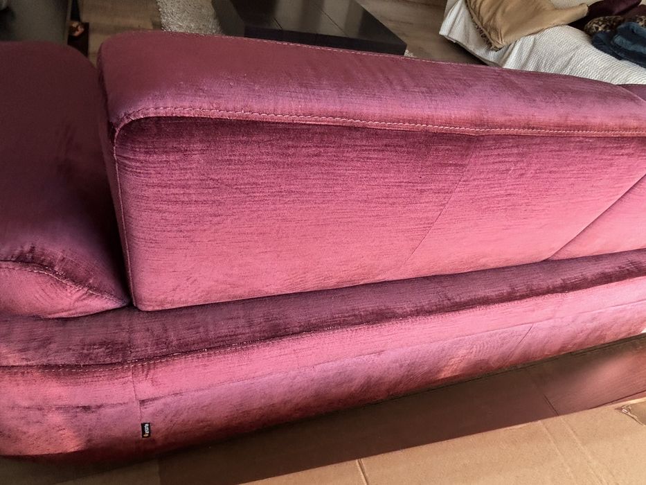 Sofa ANTARTE 3 lugares em veludo