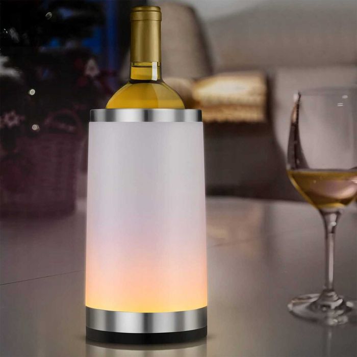 Chłodziarka Do Wina RGB Lampa Dotykowa 750ml cooler do wina świecący