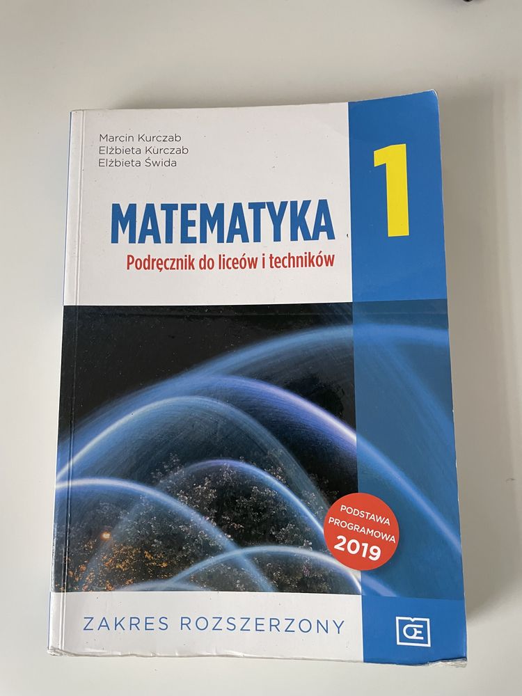 Matematyka Podręcznik klasa 1 zakres rozszerzony