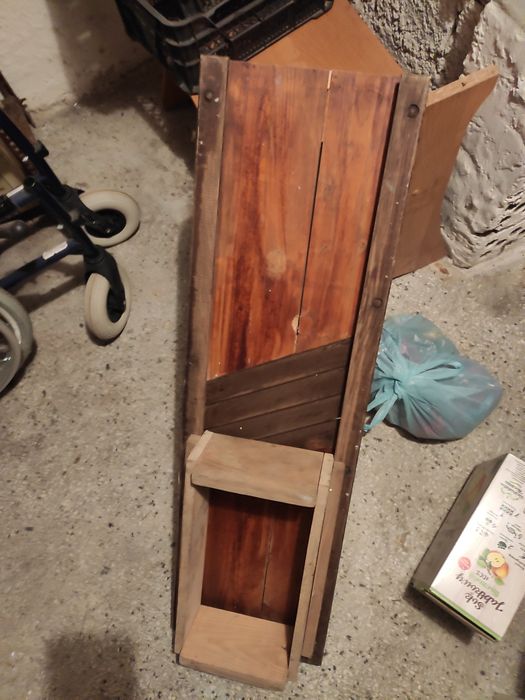 Szatkownica drewniana do kapusty 2 pojemniki