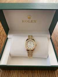 Rolex Datejust Yellow Gold Diamind Rubin zegarek damski nowy zestaw