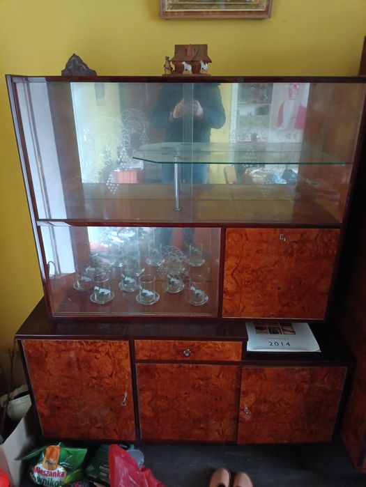 Kredens + szafa PRL super stan zestaw komplet