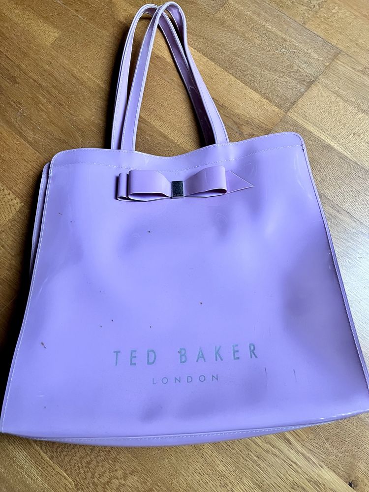 Ted Baker. Szoperka. Winylowa torba