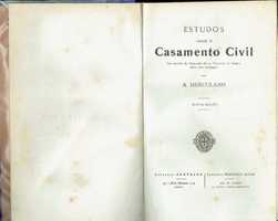 7432
	
Estudos sobre o casamento civil 
de A. Herculano.